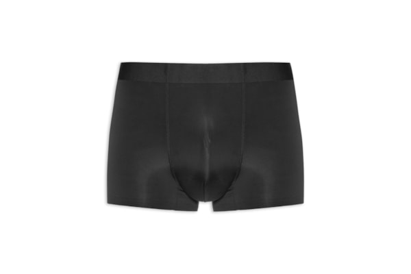 Cueca Boxer Sem Costura Poliamida - Preto