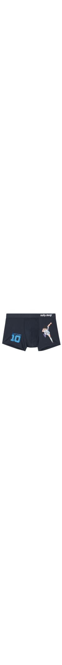 Cueca Boxer Super Campeões Em Algodão Natural Fresh - Azul