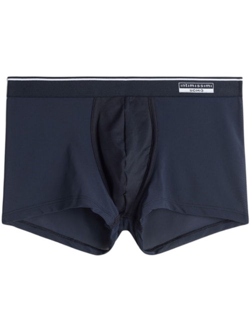 Cueca Boxer Super Fresh Em Micro-Rede - Azul