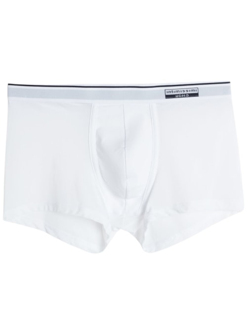 Cueca Boxer Super Fresh Em Micro-Rede – Branco