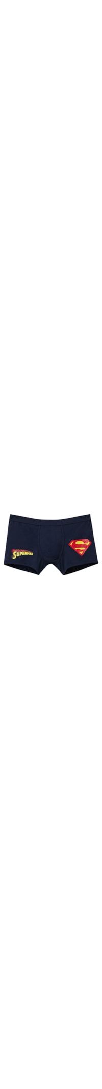 Cueca Boxer Superman Em Algodão Supima - Azul