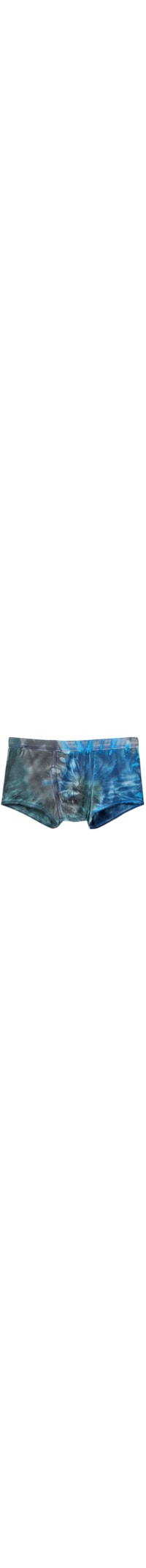 Cueca Boxer Washed Collection Em Algodão - Azul