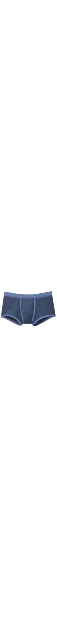 Cueca Boxer Washed Collection Em Algodão - Azul
