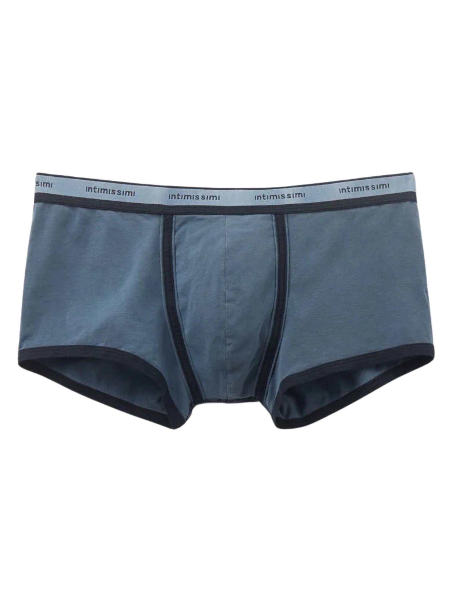 Cueca Boxer Washed Collection Em Algodão Azul Intimissimi