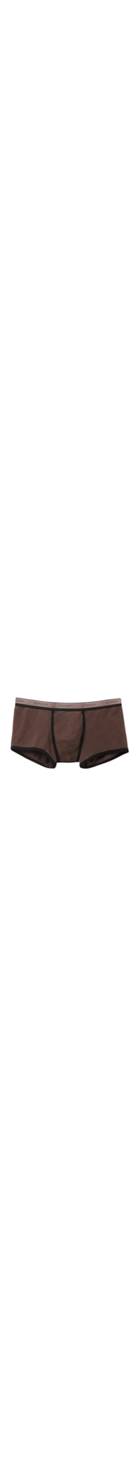 Cueca Boxer Washed Collection Em Algodão - Marrom