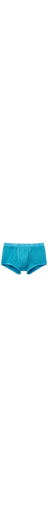 Cueca Boxer Washed Collection Em Algodão Supima - Azul