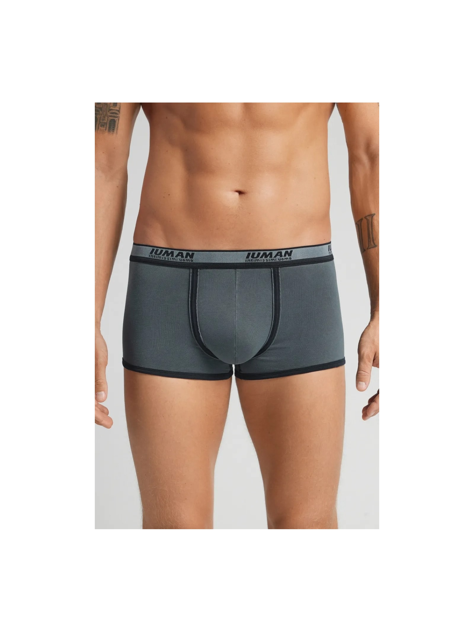 Cueca Boxer Washed Collection Em Algodão Supima Azul Intimissimi
