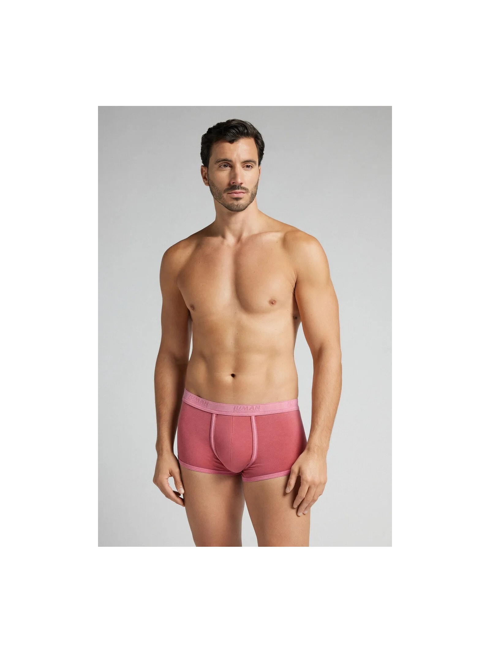 Cueca Boxer Washed Collection Em Algodão Supima Vermelha Intimissimi