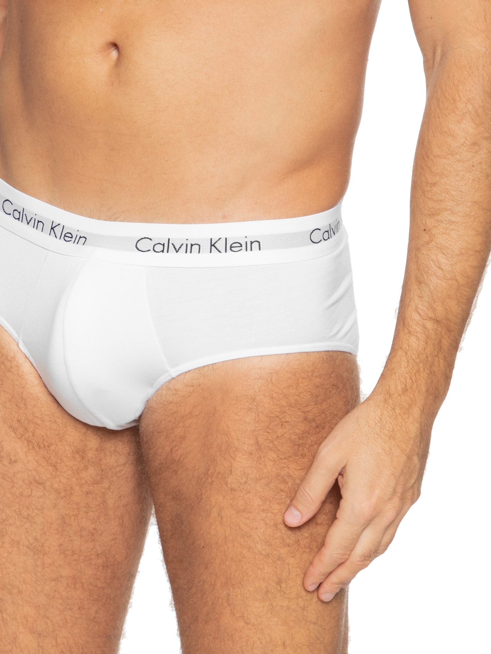 Cueca Brief De Modal Off White Calvin Klein Underwear