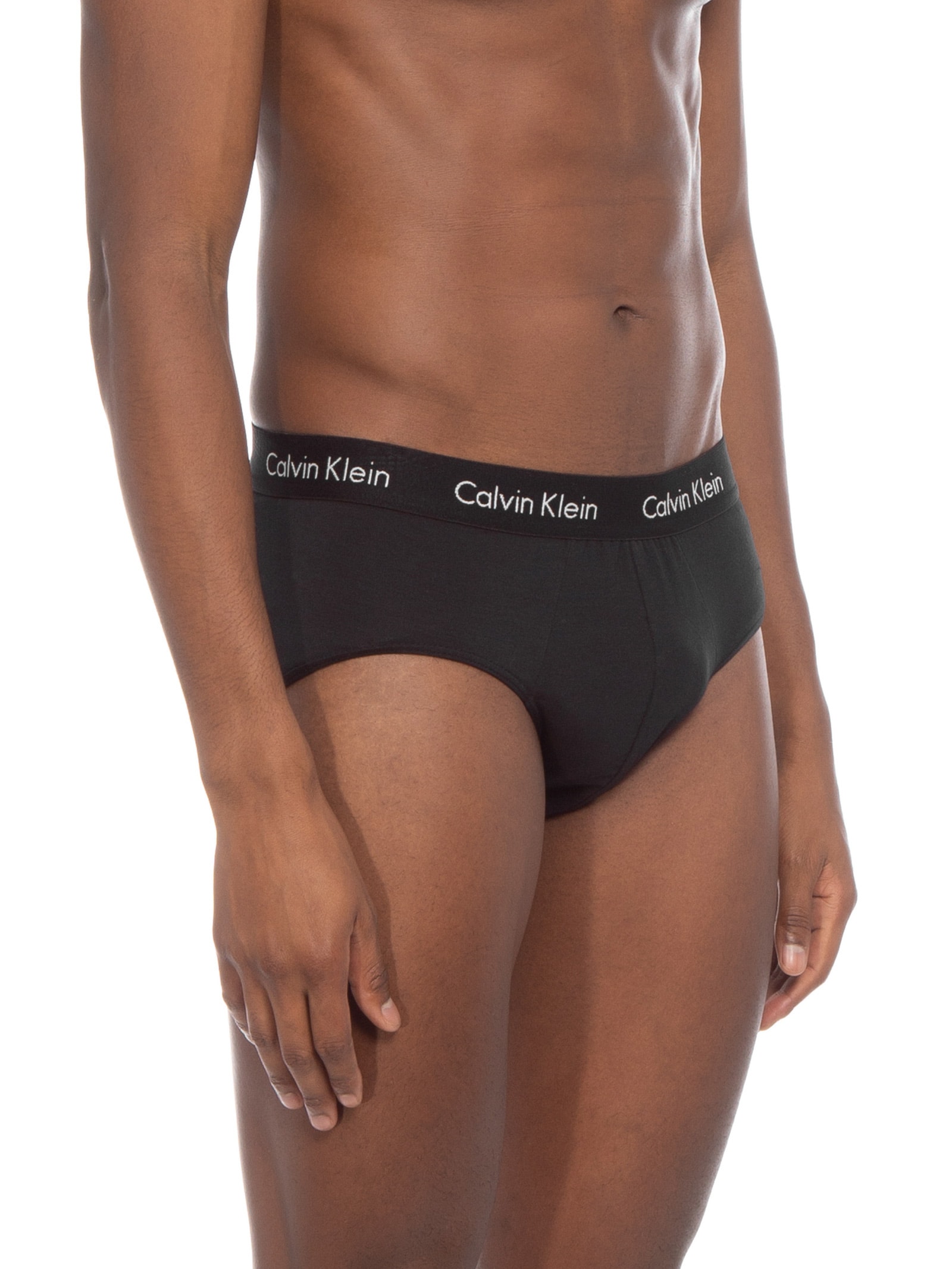 Cueca Brief de Modal Preto Calvin Klein Underwear