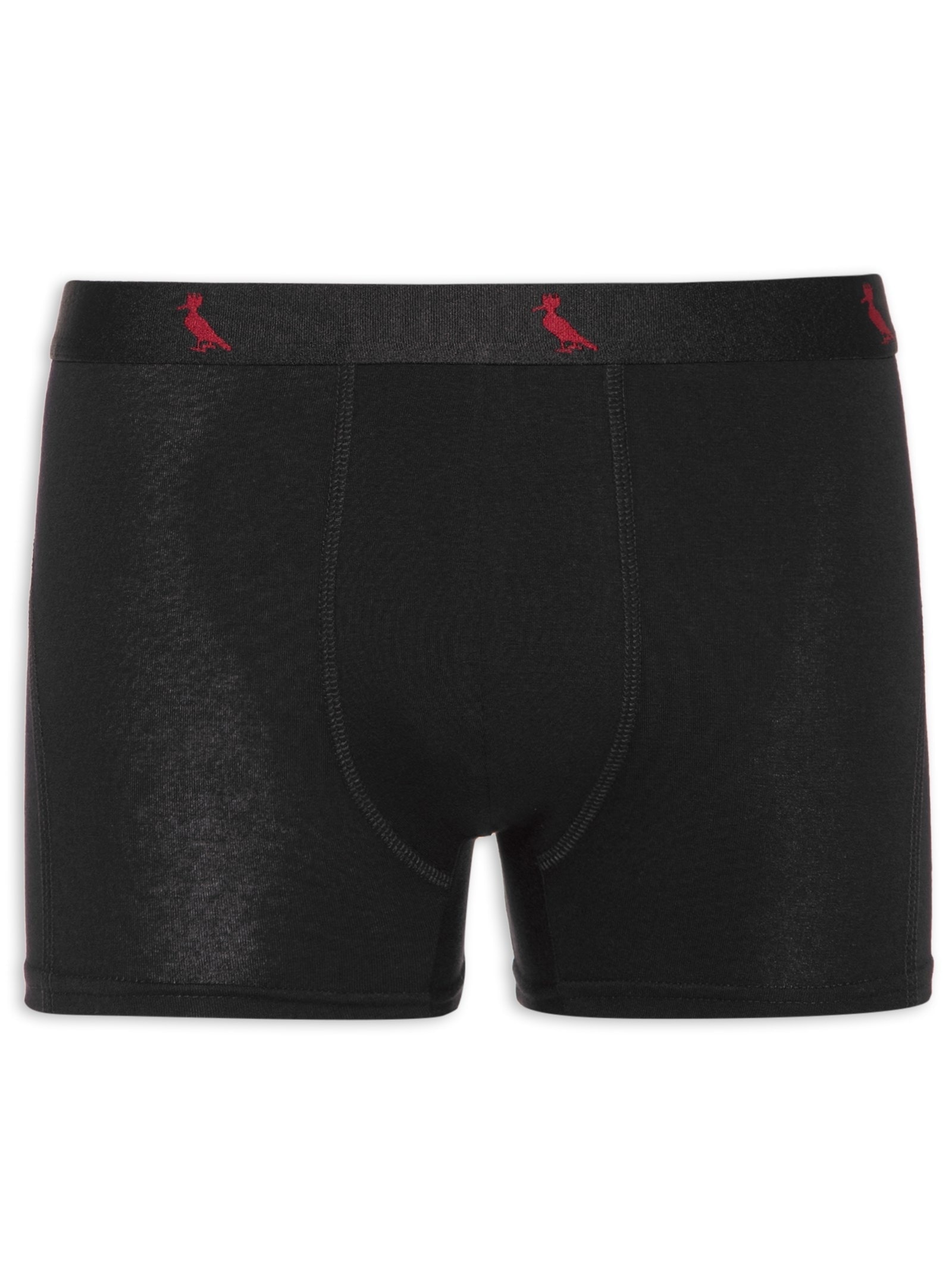 Cueca Cont. Boxer Algodão Preto Reserva