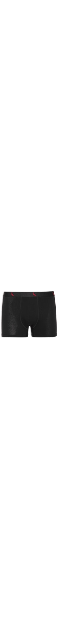 Cueca Cont. Boxer Algodão - Preto