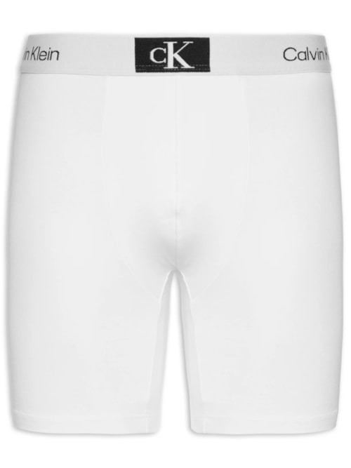 Cueca Long Boxer Cotton – Branco
