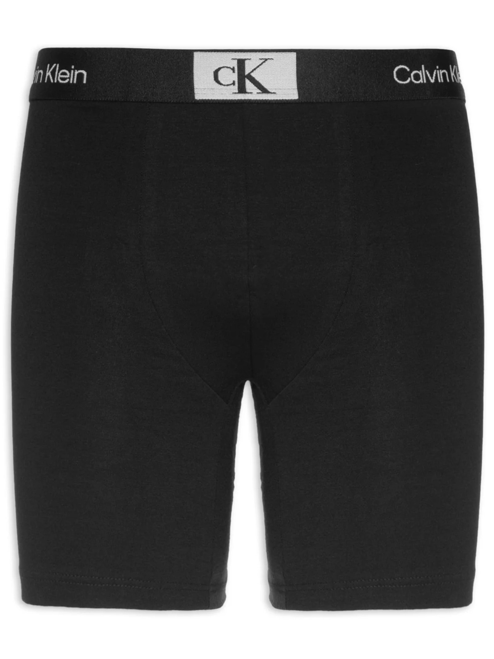 Cueca Long Boxer Cotton Preto Calvin Klein Underwear