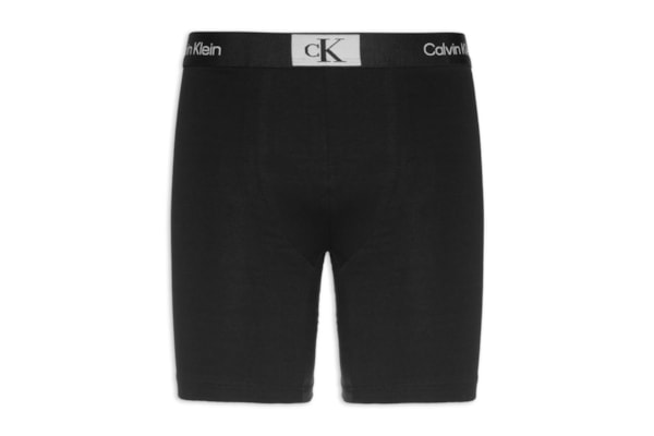 Cueca Long Boxer Cotton - Preto