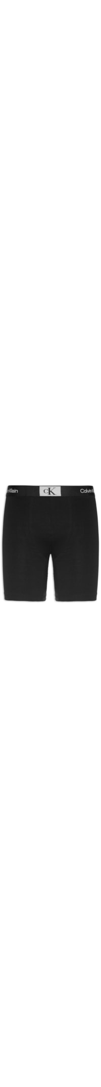 Cueca Long Boxer Cotton - Preto