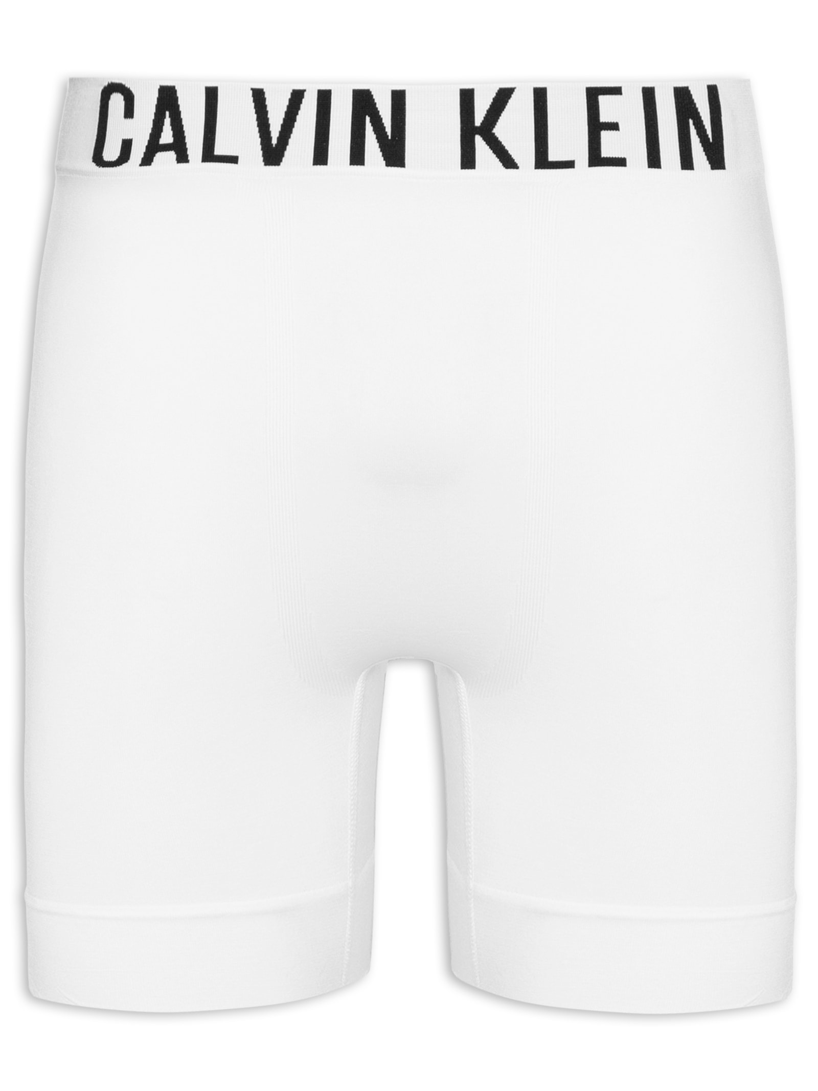 Cueca Long Boxer Intense Power Seamless Branco Calvin Klein Underwear