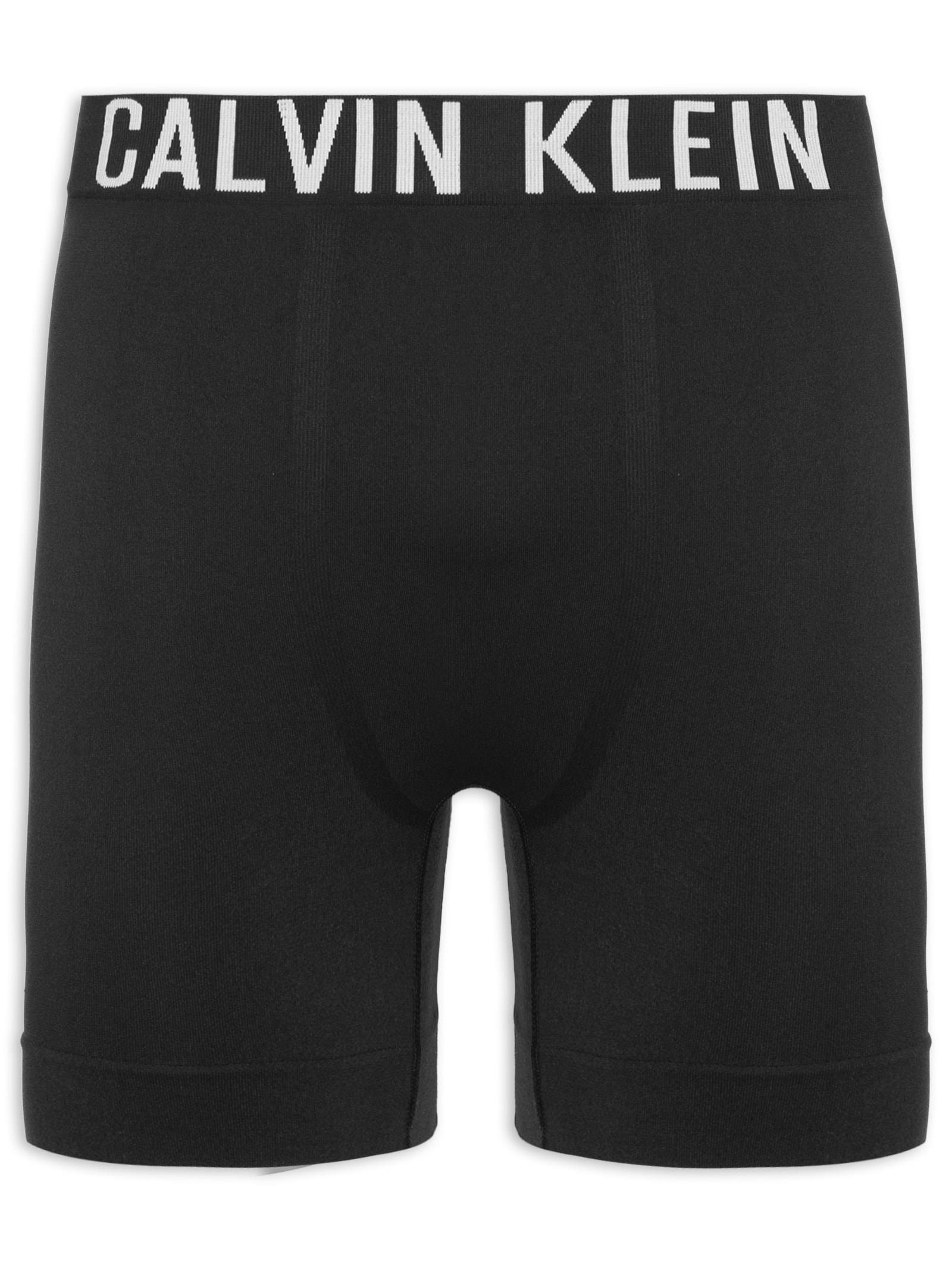 Cueca Long Boxer Intense Power Seamless Preto Calvin Klein Underwear