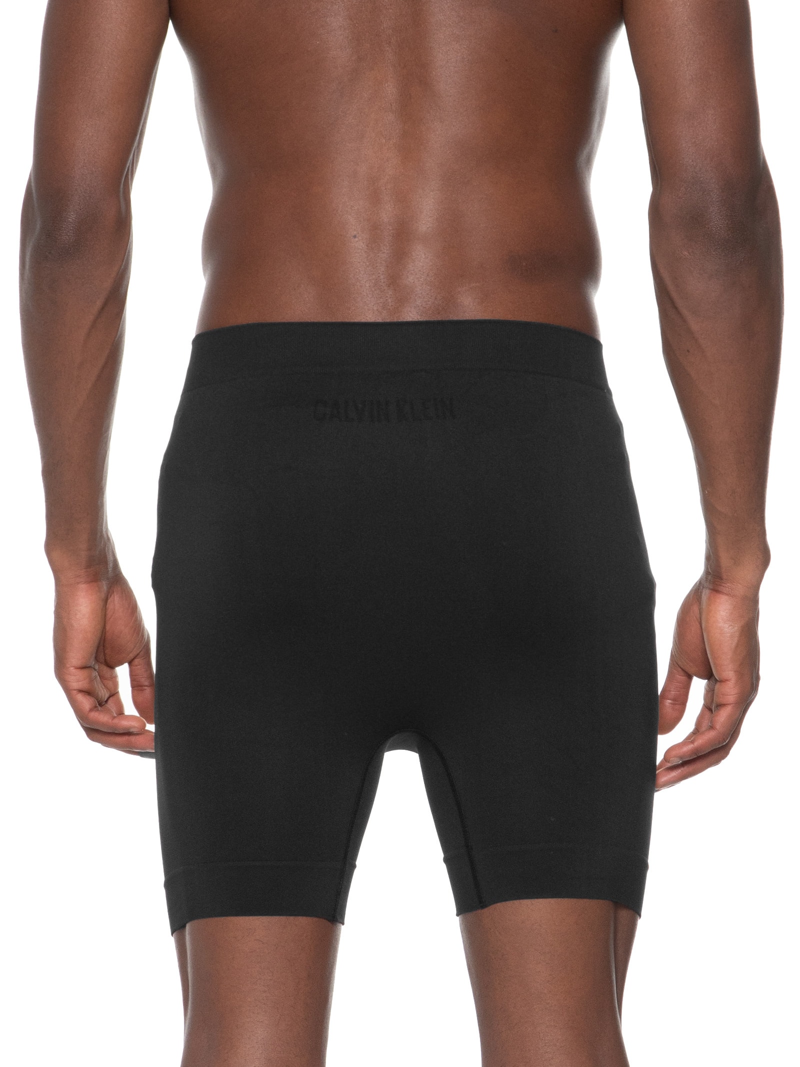 Cueca Long Boxer Intense Power Seamless Preto Calvin Klein Underwear