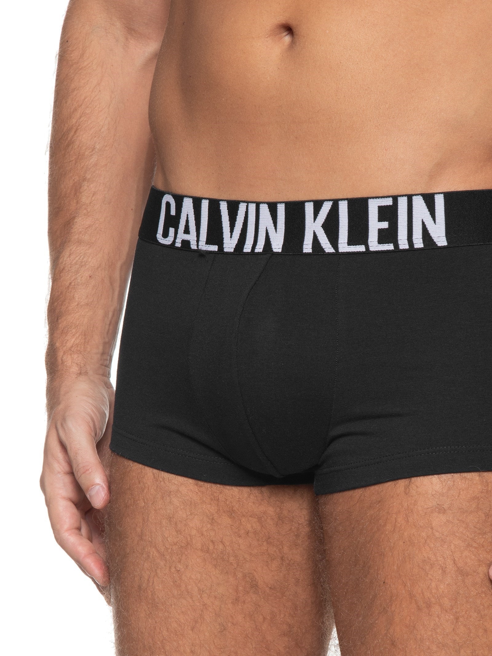Cueca Low Rise Recycled Intense Power Preto Calvin Klein Underwear
