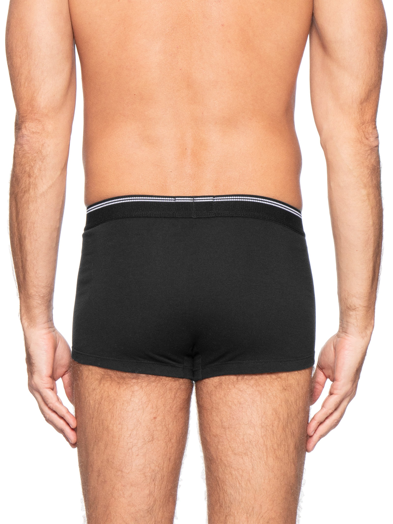 Cueca Low Rise Trunk Cotton Graphic Stripe Preto Calvin Klein Underwear