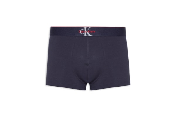 Cueca Low Rise Trunk Cotton Graphic – Azul