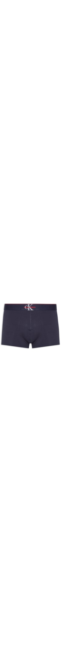 Cueca Low Rise Trunk Cotton Graphic – Azul