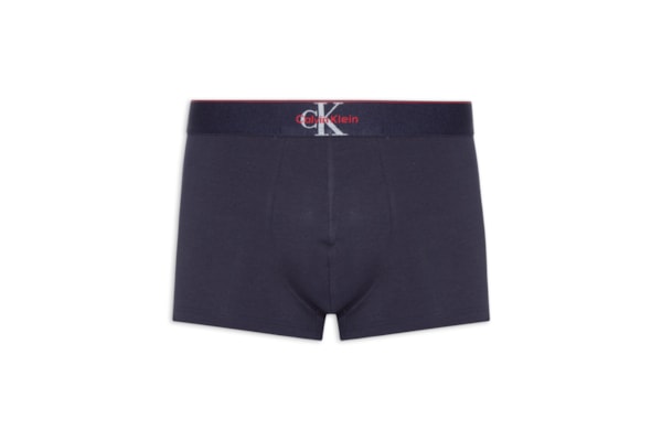 Cueca Low Rise Trunk Cotton Graphic – Azul