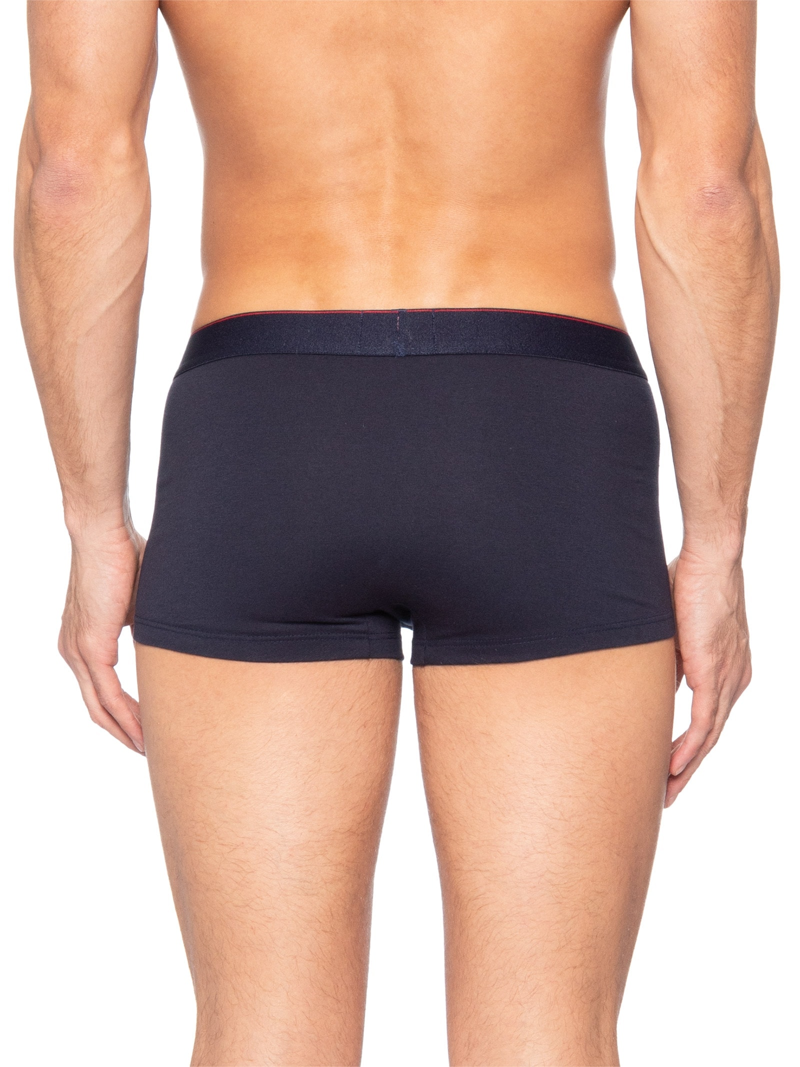 Cueca Low Rise Trunk Cotton Graphic – Azul Calvin Klein Underwear