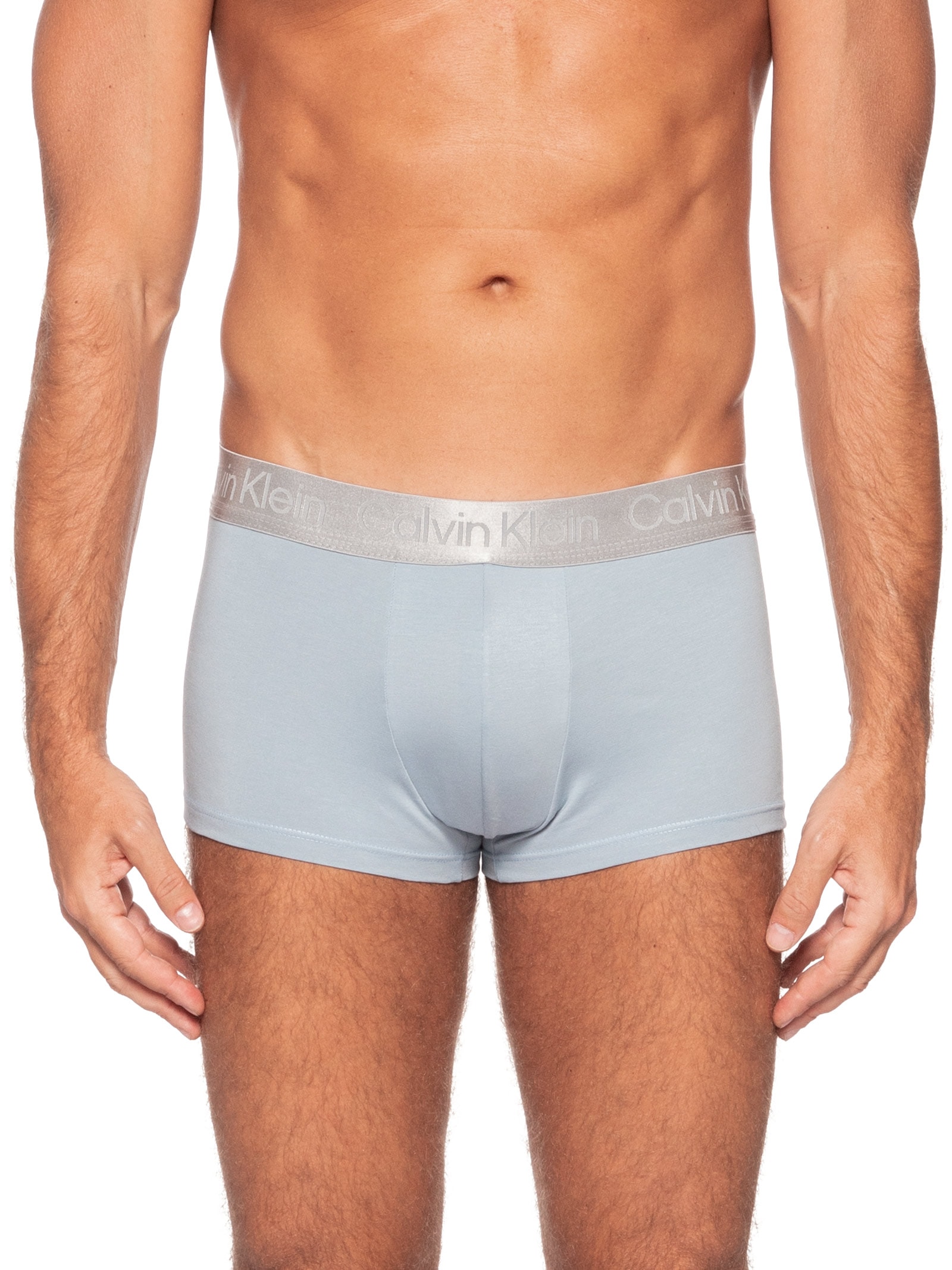 Cueca Low Rise Trunk em Pima Cotton – Azul Calvin Klein Underwear