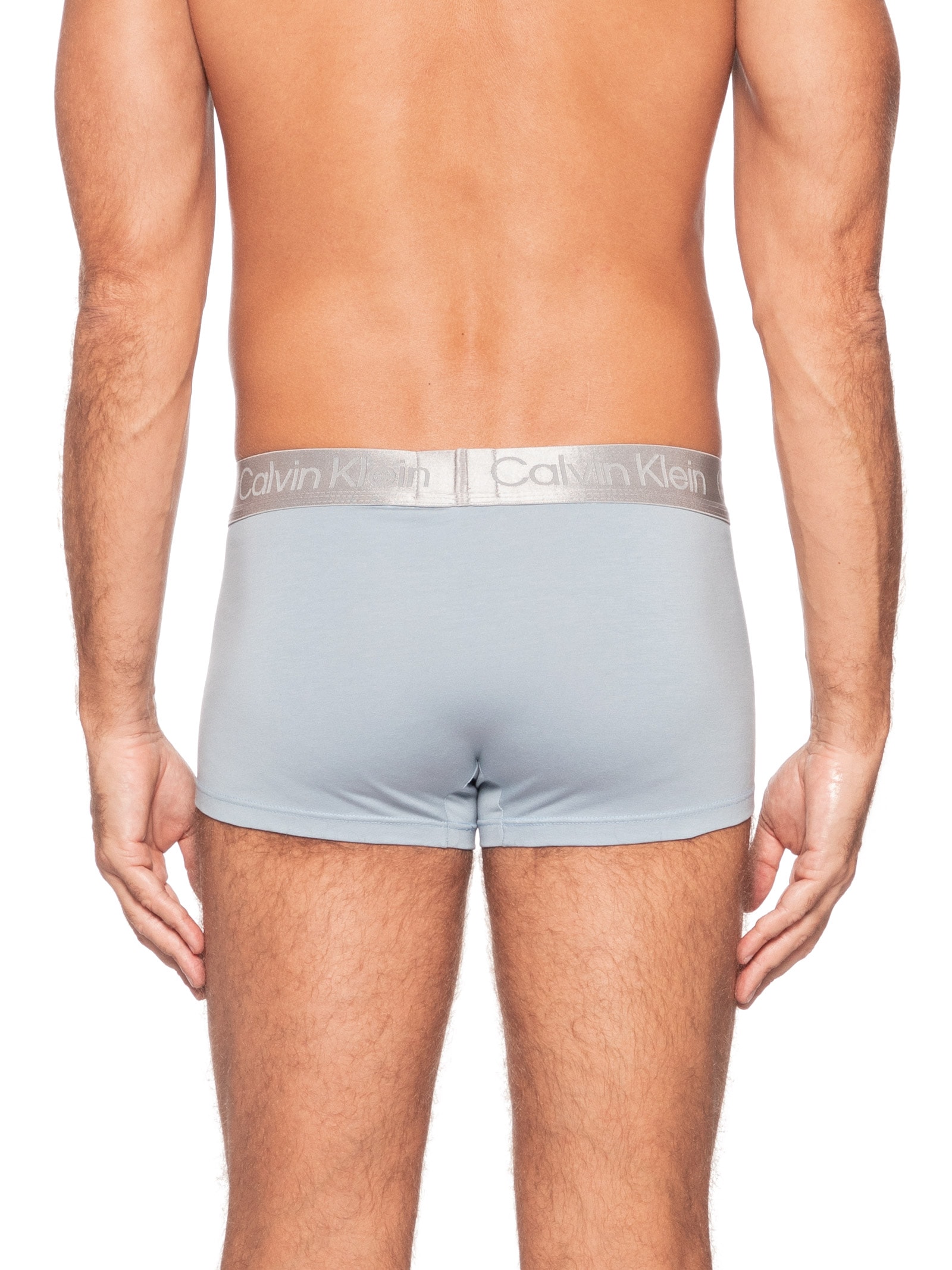 Cueca Low Rise Trunk em Pima Cotton – Azul Calvin Klein Underwear