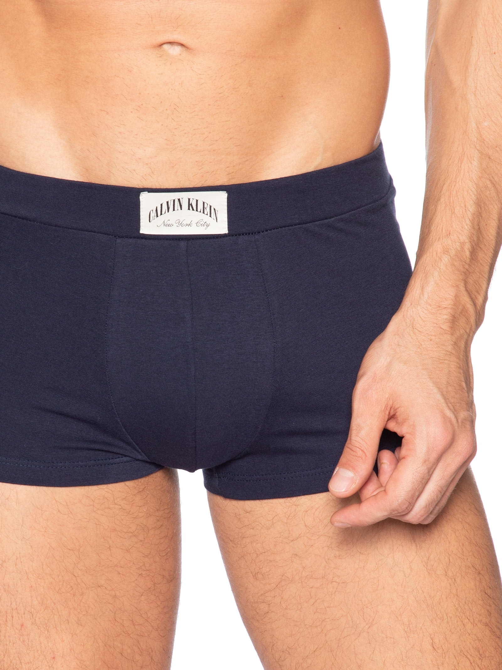 Cueca Low Rise Trunk Heritage Athletic Azul Calvin Klein Underwear