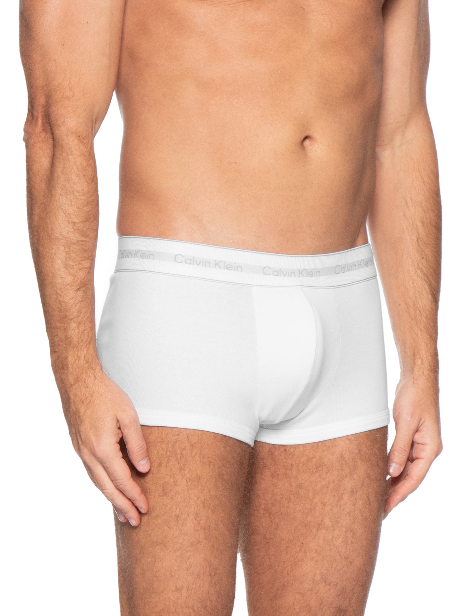 Cueca Low Rise Trunk Heritage Cotton Branco Calvin Klein Underwear