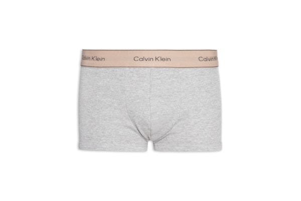 Cueca Low Rise Trunk Heritage Cotton - Cinza