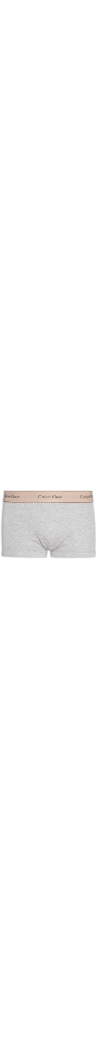 Cueca Low Rise Trunk Heritage Cotton - Cinza