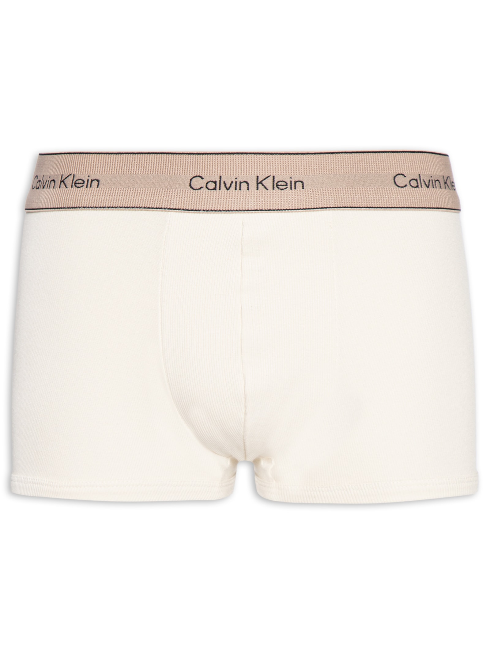 Cueca Low Rise Trunk Heritage Cotton Off White Calvin Klein Underwear