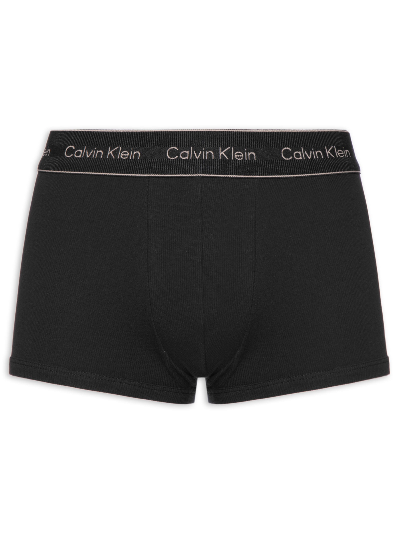 Cueca Low Rise Trunk Heritage Cotton Preto Calvin Klein Underwear
