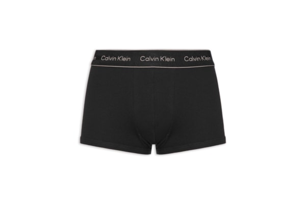 Cueca Low Rise Trunk Heritage Cotton - Preto