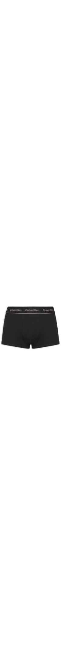 Cueca Low Rise Trunk Heritage Cotton - Preto