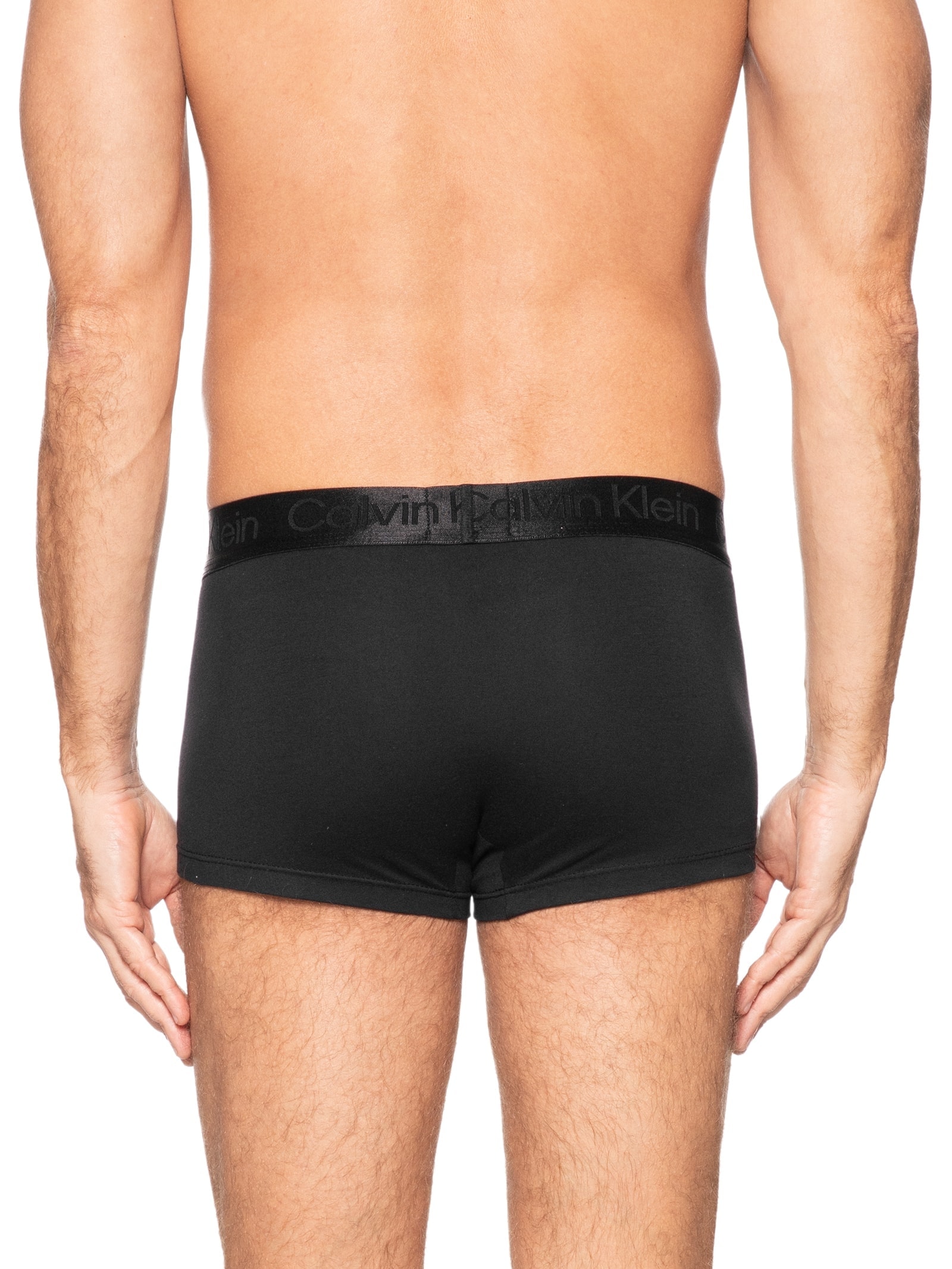 Cueca Low Rise Trunk Pima Cotton Preto Calvin Klein Underwear