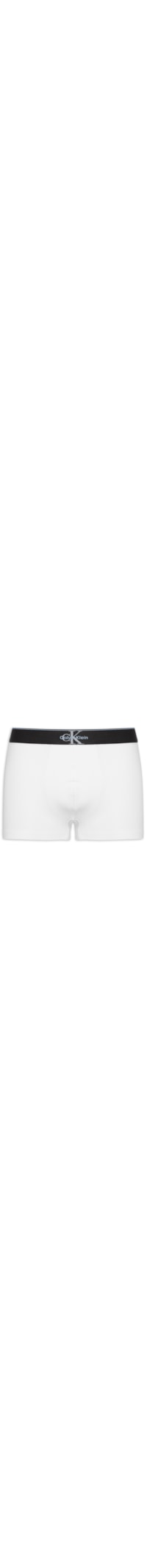 Cueca Low Rose Trunk Cotton Graphic - Branco