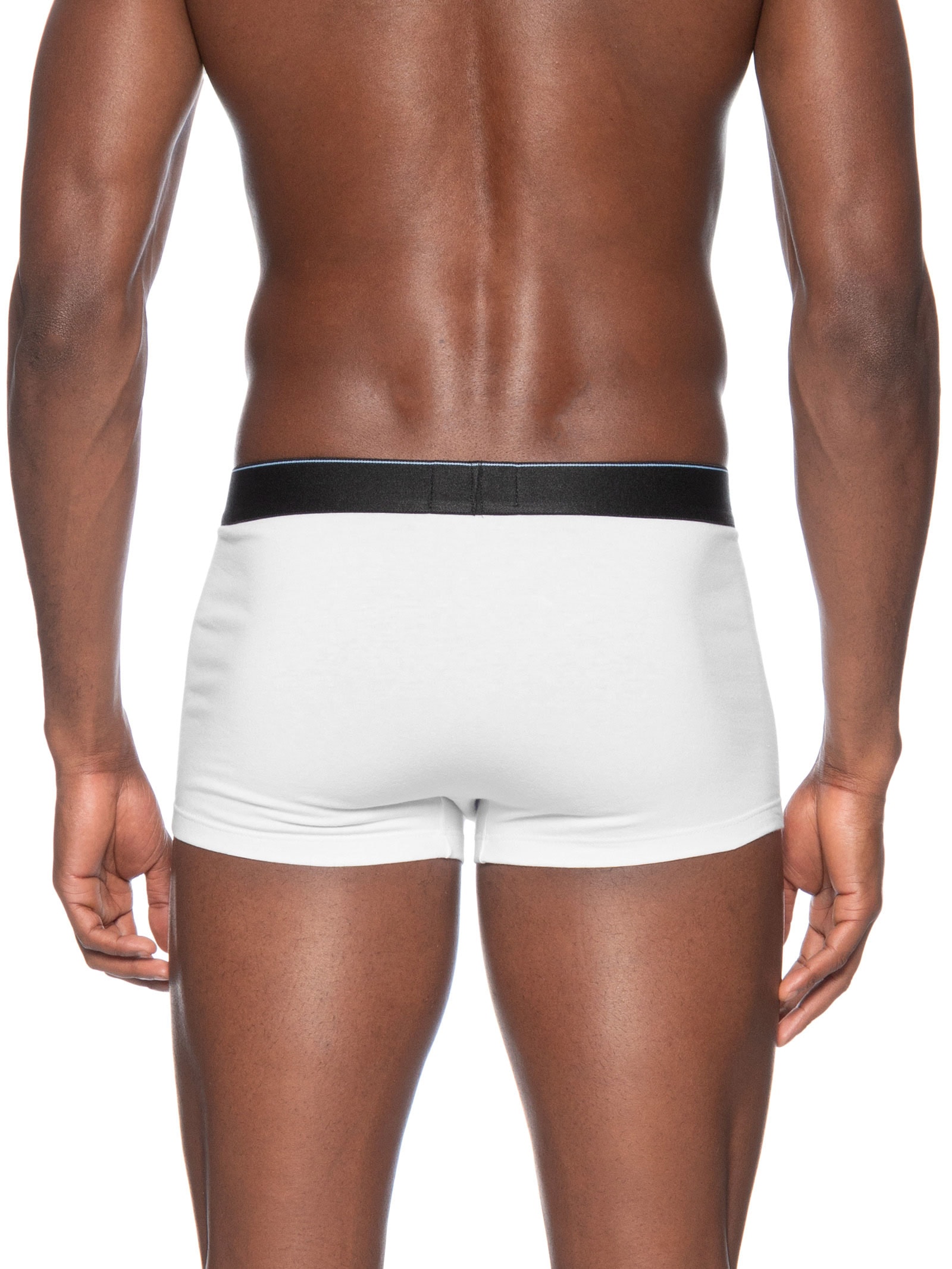Cueca Low Rose Trunk Cotton Graphic Branco Calvin Klein Underwear