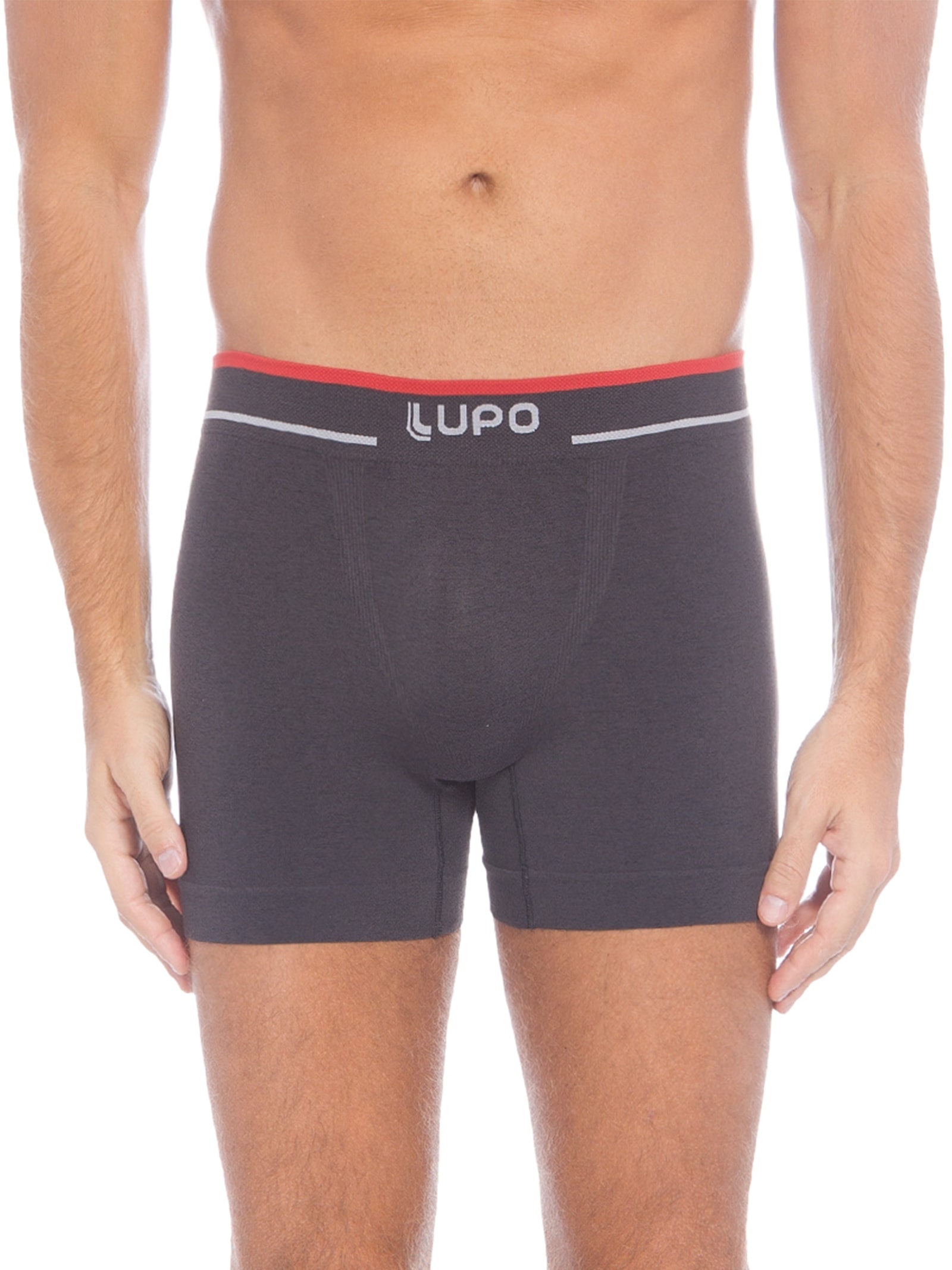 Cueca Lupo Am Boxer Cinza Lupo