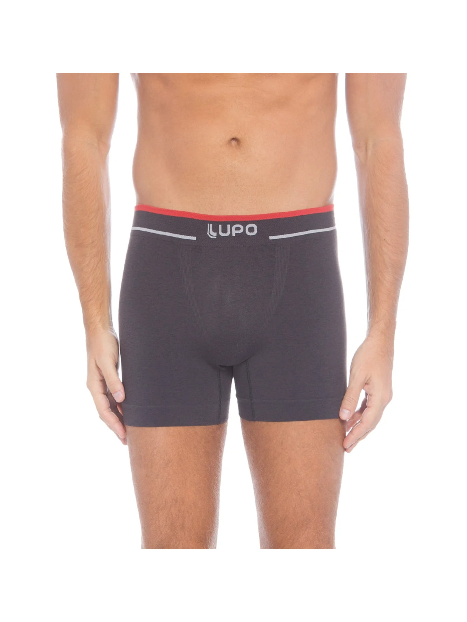 Cueca Lupo Am Boxer Cinza Lupo