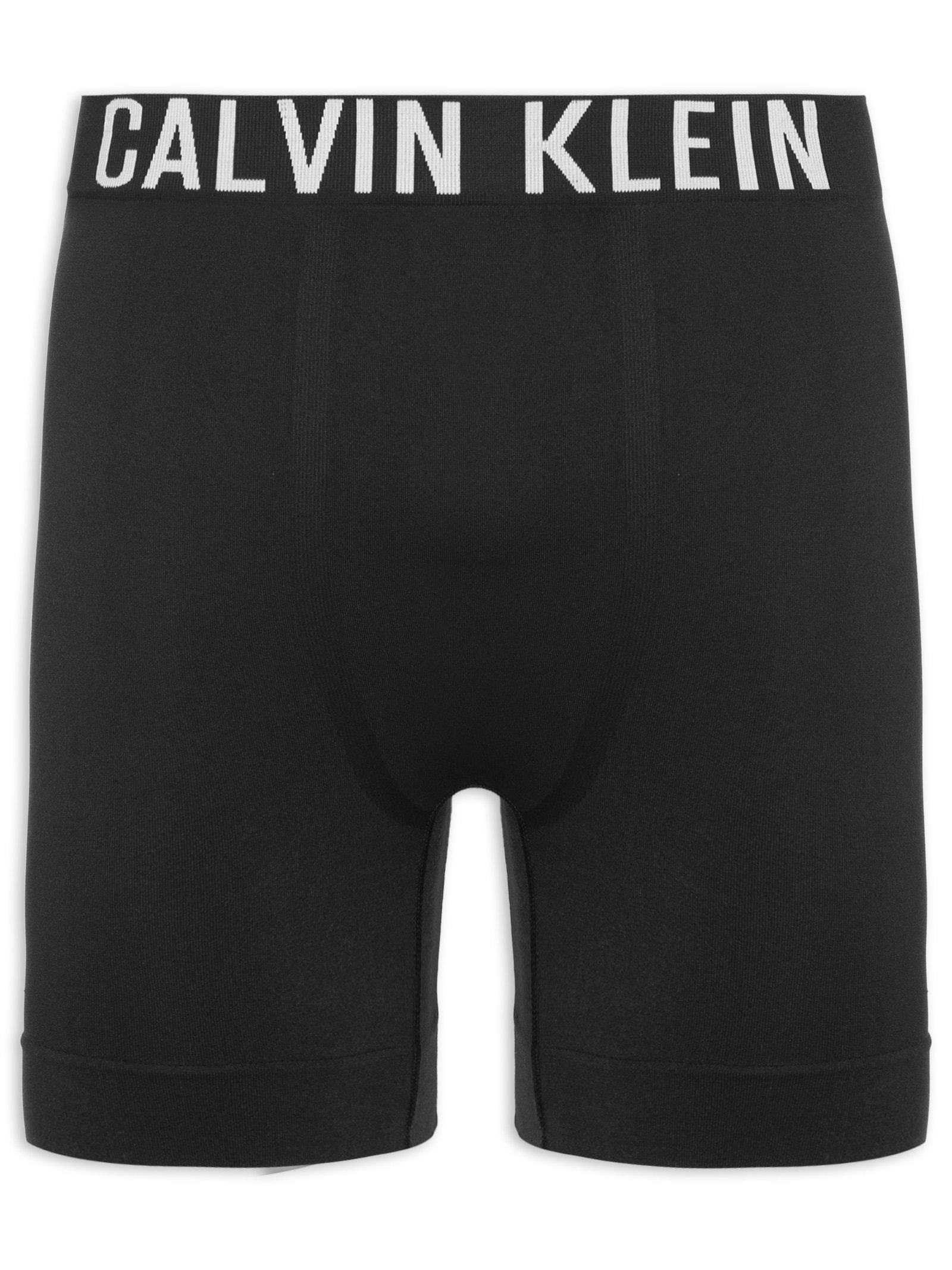 Cueca Masculina Long Boxer Intense Power Sem Costura Preto Calvin Klein Underwear