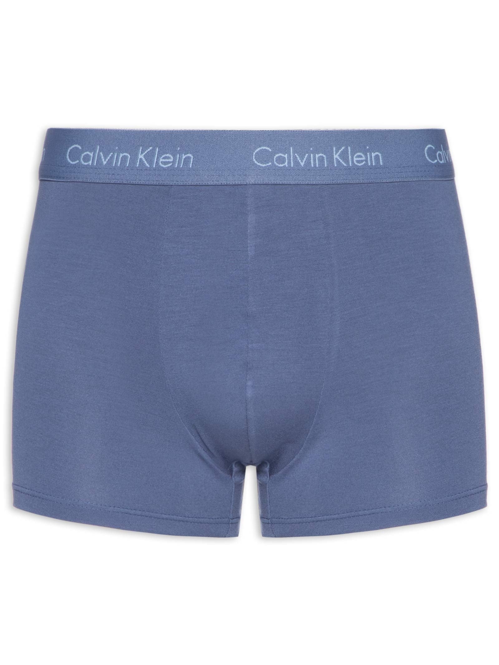 Cueca Masculina Trunk Modal Azul Calvin Klein Underwear