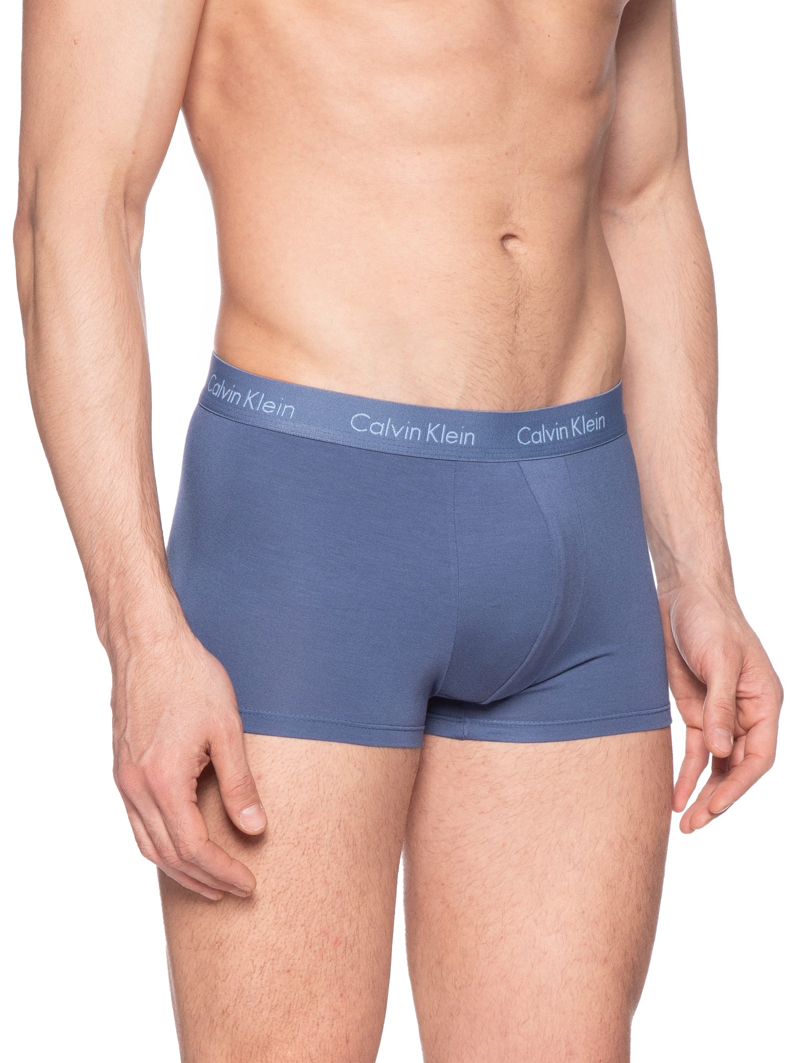 Cueca Masculina Trunk Modal Azul Calvin Klein Underwear