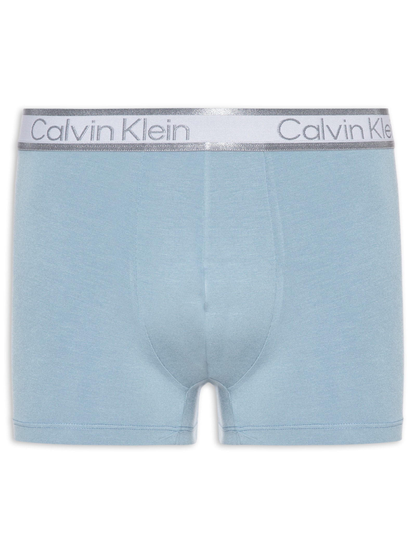 Cueca Masculina Trunk Modal Logo Azul Calvin Klein Underwear