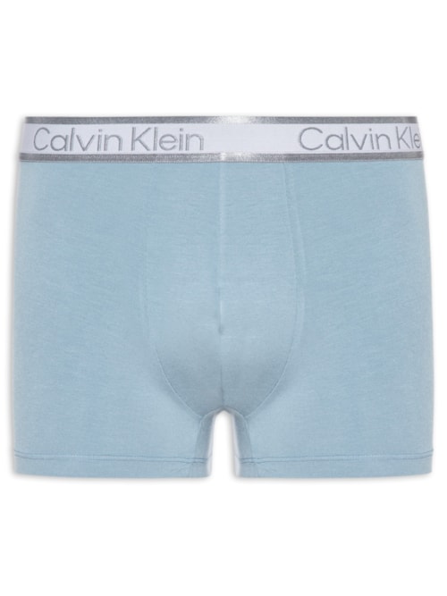 Cueca Masculina Trunk Modal Logo – Azul