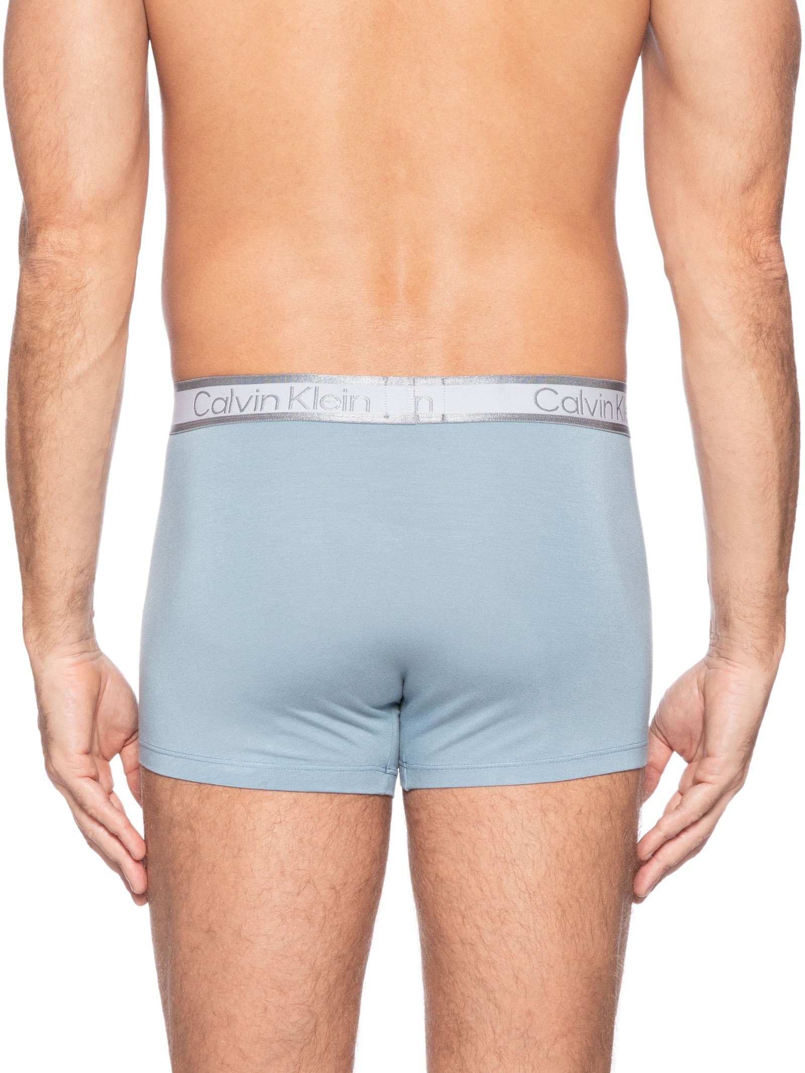 Cueca Masculina Trunk Modal Logo Azul Calvin Klein Underwear